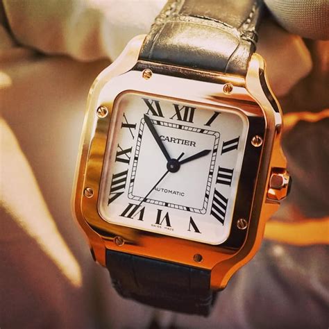 crtier watch|cartier gold leather watch.